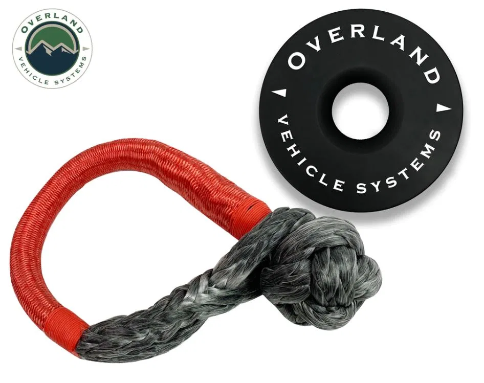 19-6580 – OVERLAND VCL Vehicle Recovery Kit, With 5/8 Inch Diameter Rope Rated to 44,500 Pounds/ 6.25 Inch Diameter R...